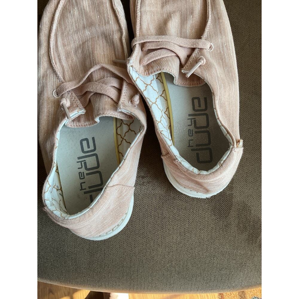 Hey Dude Wendy Sparkling Rose Women’s Size 9 Slip On Loafers Casual Shoes - Picture 6 of 8